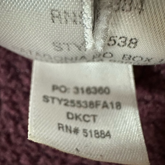 PATAGONIA Women's Better Sweater Full-Zip Hoody Jacket Dark Currant Red - Small - Picture 8 of 9